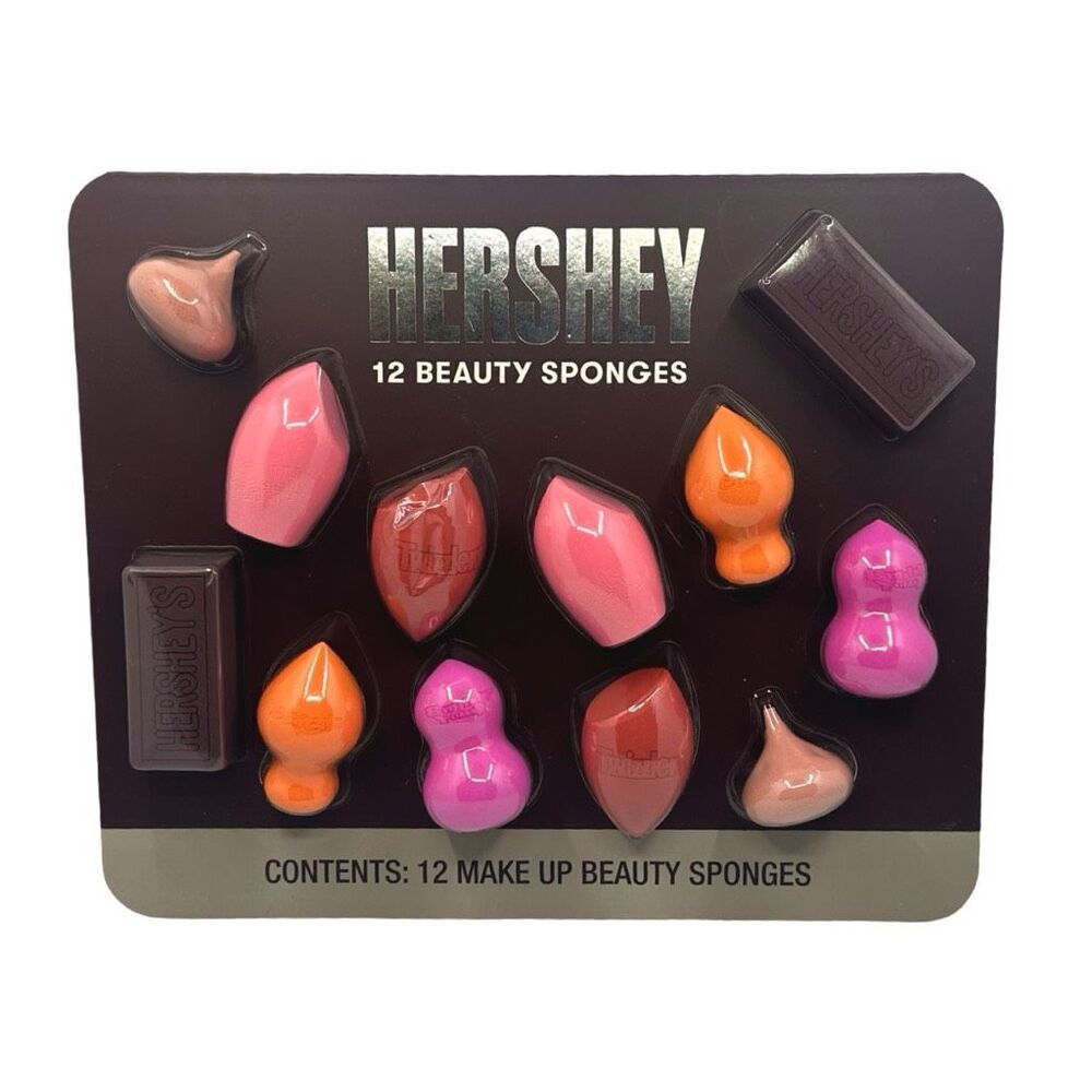 Hershey 12 Beauty Blender Make-Up Sponges